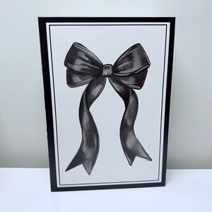 New! Hobby Lobby Black and White Bow Box w/ Magnetic Closure by The Spring Shop